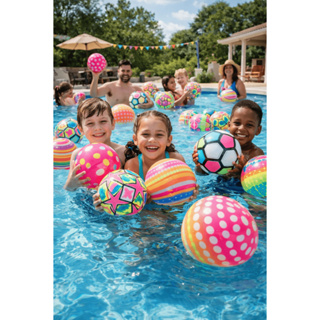 3 Bolas de Vinil Dente De Leite Desenhada Praia Festa Lembrancinha Bola Infantil em Oferta na Shopee