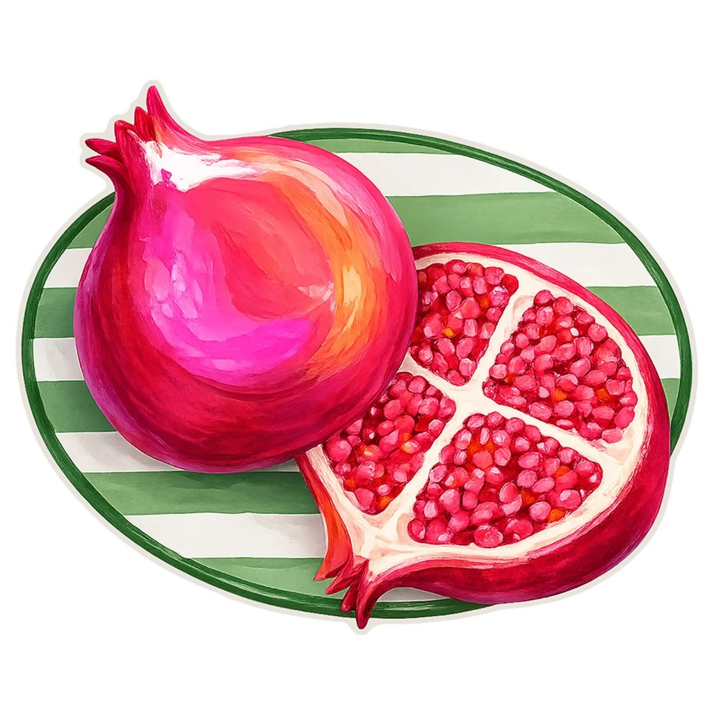 1 Jogo Americano Sousplat Mesa Posta Decoração Tecido Impermeável Estampado Frutas Citrus Oferta