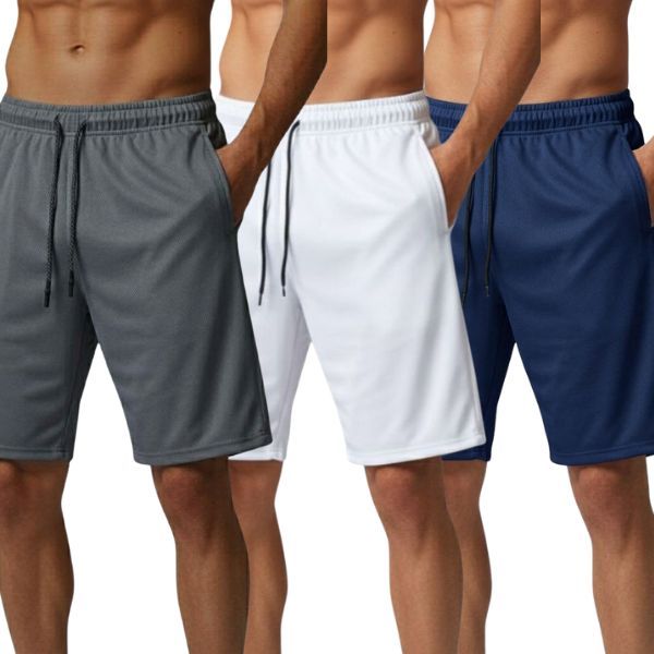 Kit 4 Bermuda Masculina Chimpa Esporte Fitness Treino Roupas Esportivas