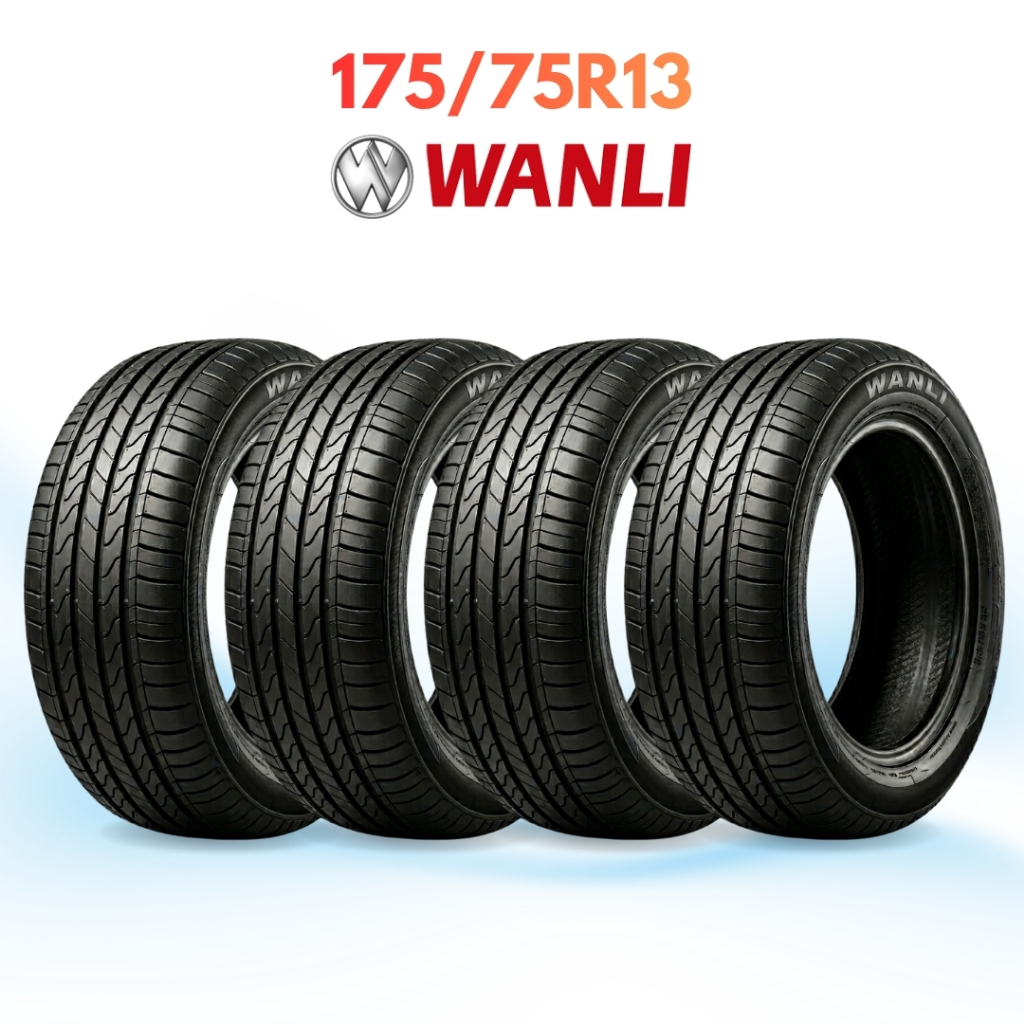 Jogo de Pneu Novo Aro 13 Wanli 175/75R13 Custo Benefício Alto Rendimento