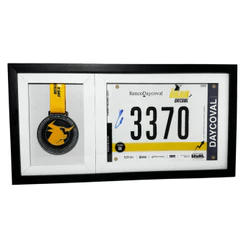 Porta medalha e número de peito