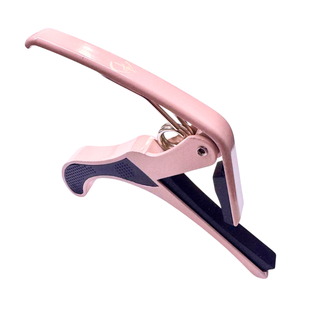 Capotraste Pestana Braçadeira ROSA p/ Violão Guitarra Ukulele - Web Music em Oferta na Shopee