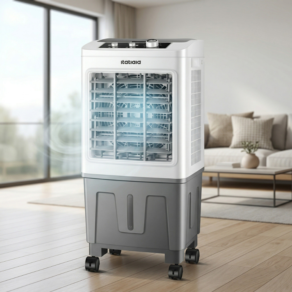 Imagem Climatizador de Ar Frio Portátil Itatiaia 20 Litros 4 em 1 - Resfria, Umidifica, Filtra, Ventila 