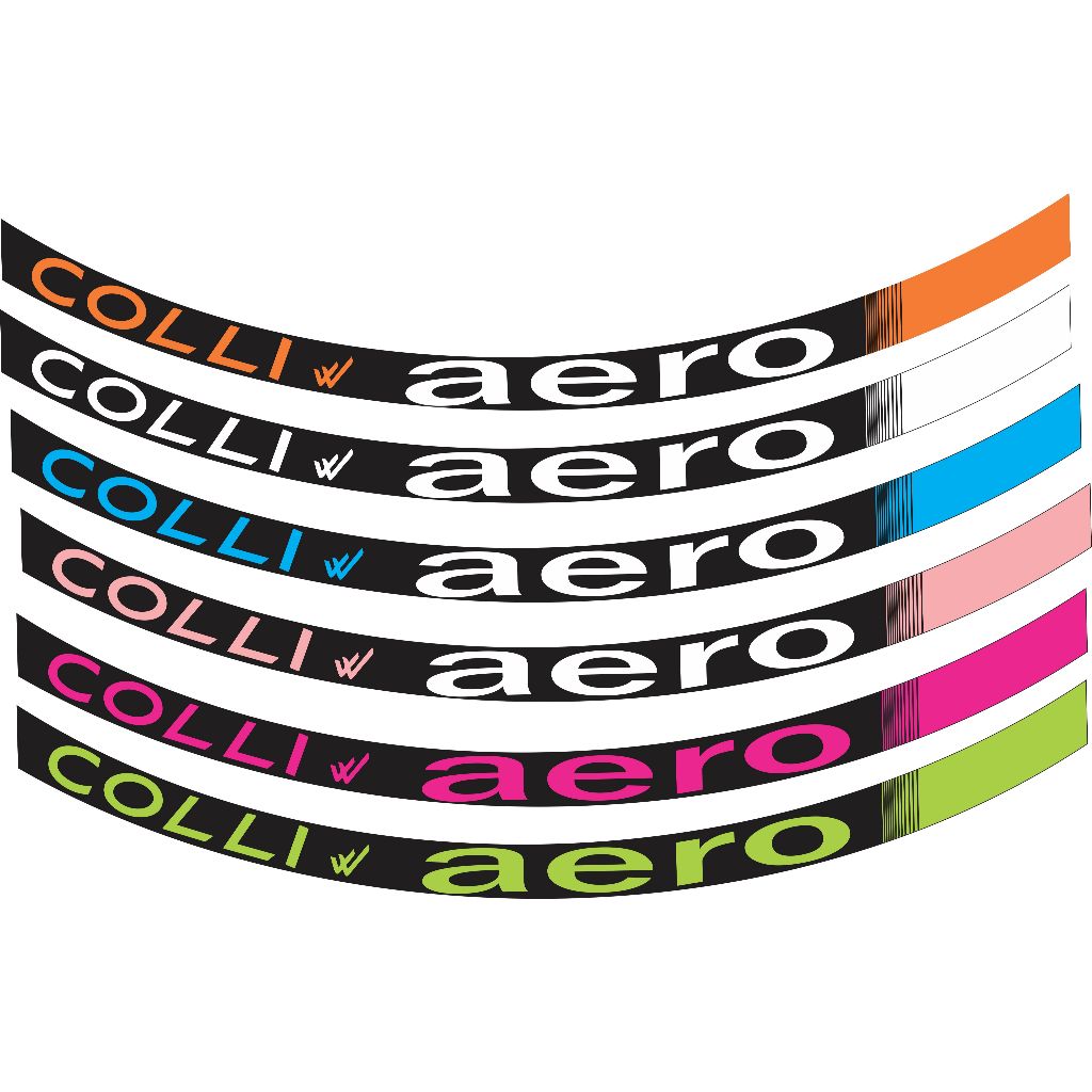 08 adesivos compatíveis roda Aro 29 Colli Atalanta