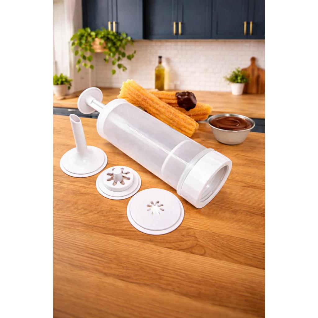 Maquina De Churros Facil Modelador Recheado Forminha Recheio Manual Caseiro