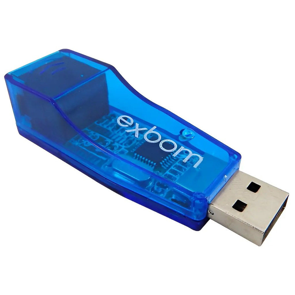Kit 10 Adaptador Usb Placa Rede Rj45 Cabo Rede Internet Exbo