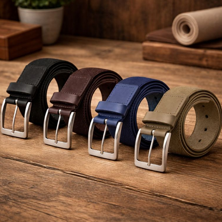 Cinto Masculino Esportivo Fasolo Couro Legítimo E Elástico Confortável Original Fasolo em Oferta na Shopee