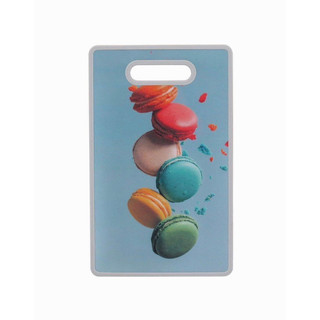 Tabua de Corte Resistente para Carne, Legumes, Frutas e Queijo Plástico Estampado 36 x 22 cm