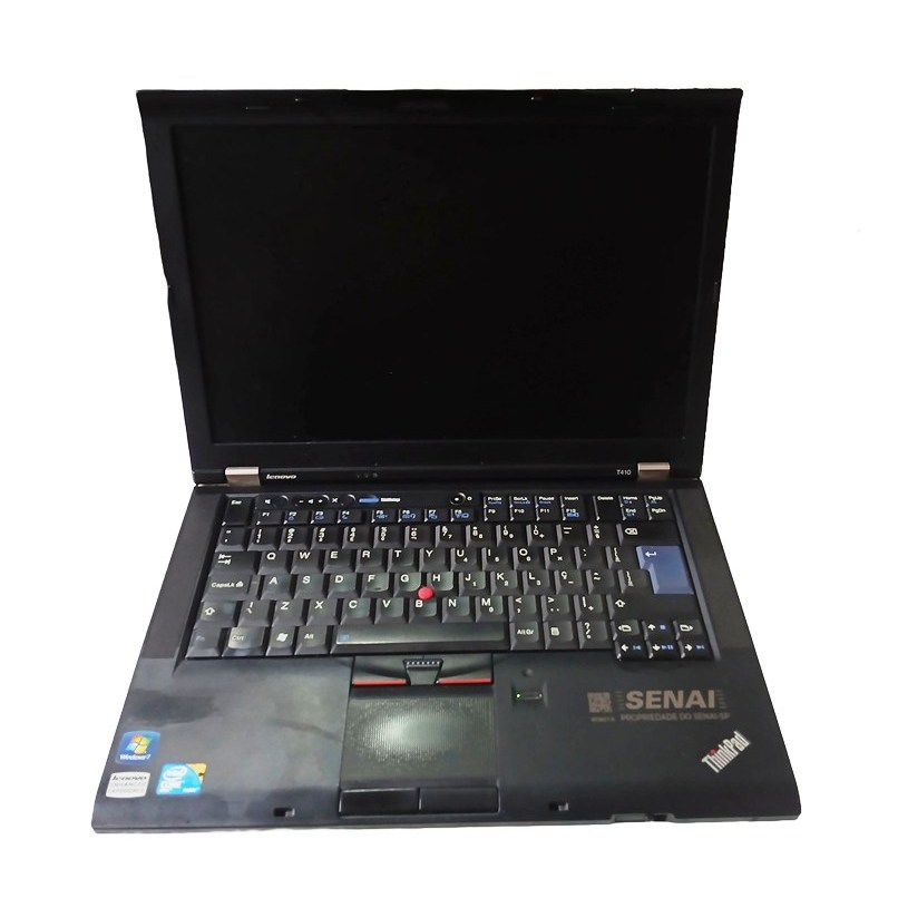NOTEBOOK LENOVO T410 I5 2.4 GHZ HD SSD128 540 5GB RAM WIFI 2,4 5GHZ NS 12HRR08RLPM