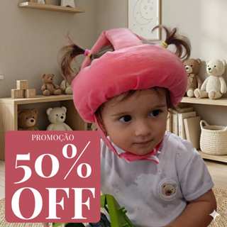 capacete protetor artesanal para cabeça do bebe primeiros passos segurança 3cm de proteção contra impacto grosso 3 cm  . em Oferta na Shopee