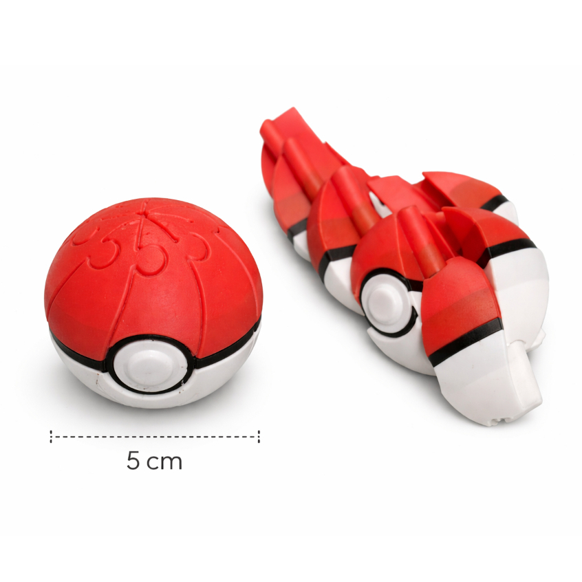 Bola Pokebola Mini Sensorial Articulada Brinquedo Fidget Toy Interativo Relaxante Infantil Pokemon Autismo Ansiedade — imagem 2 de 2