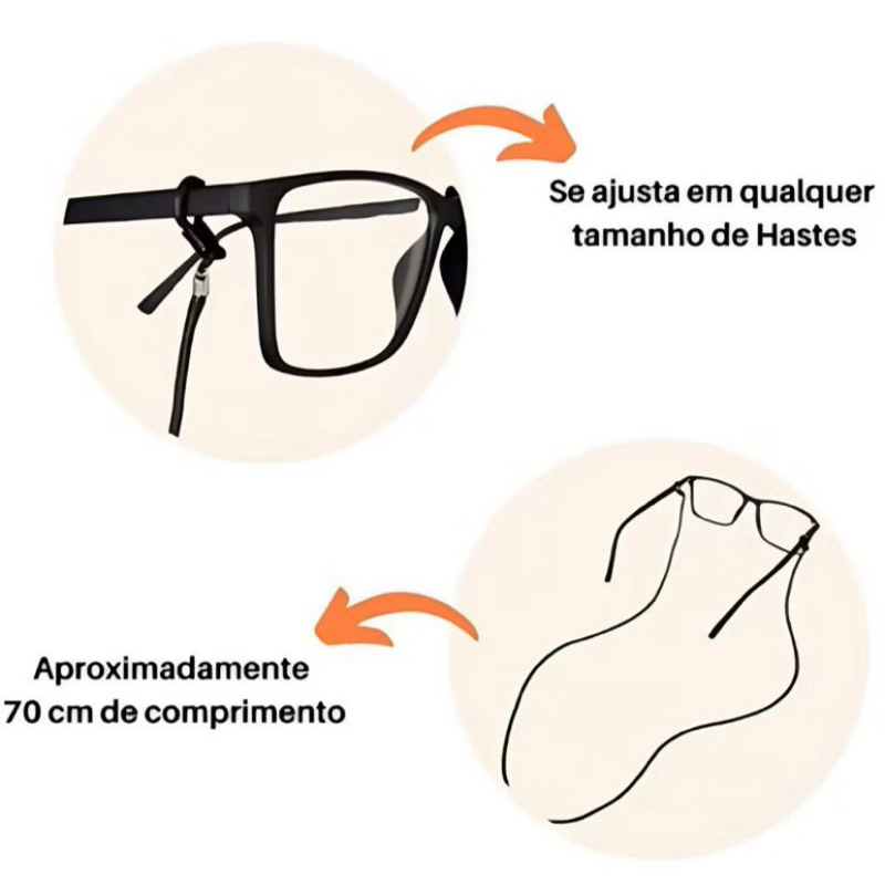 CORDÃO SALVA/ÓCULOS FÁCIL DE COLOCAR RESISTENTE ENVIO RÁPIDO