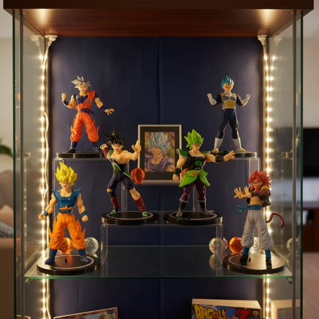 Boneco Dragon Ball Z Figura de Ação com Base Inclusa 16cm Qualidade Premium Goku Vegeta - Magrão Brinquedos
