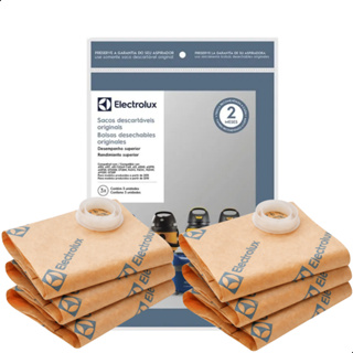 Kit de 6 e 9 Sacos Aspirador de pó Electrolux a10 a13 a10n1 aqp10 gt 200 gt20n original em Oferta na Shopee