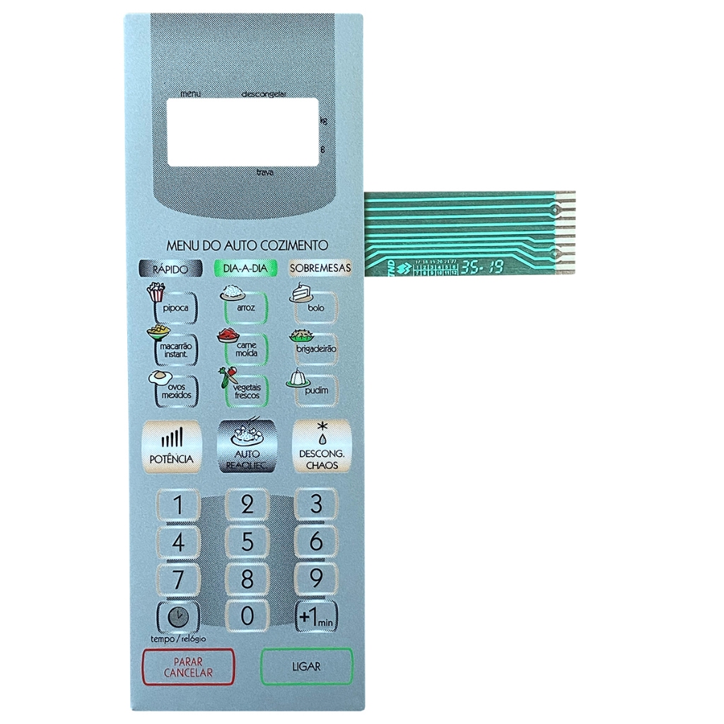 MEMBRANA MICRO-ONDAS COMPATÍVEL COM PANASONIC NN-ST358 NN-ST 358
