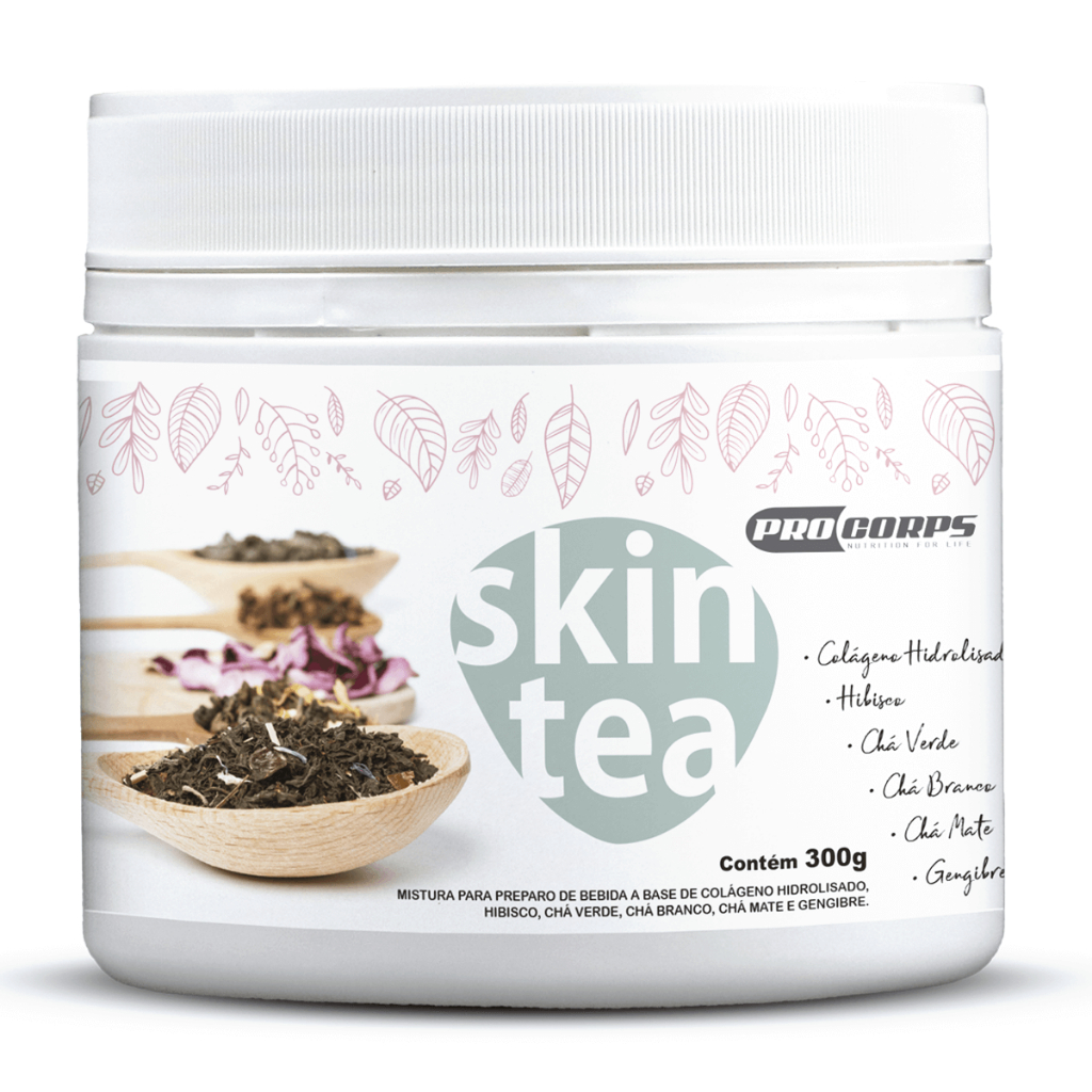 Chá Skin Tea 300g Pro Corps Mix de Chás com Colágeno