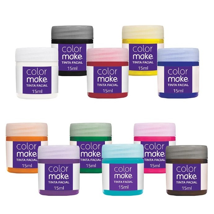 Tinta Facial Líquida 15ml Colormake