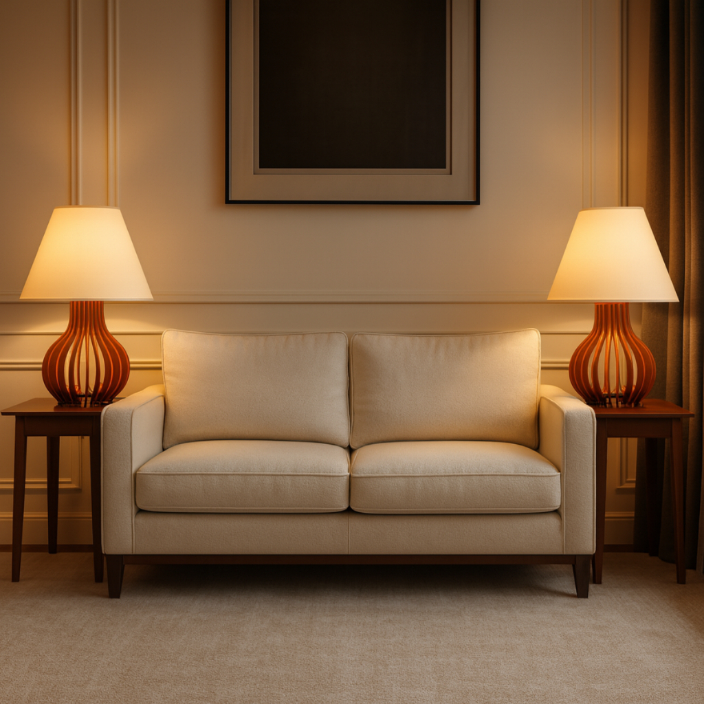 2 Abajur Luminárias Moderna De Mesa Premium Decoração Quarto