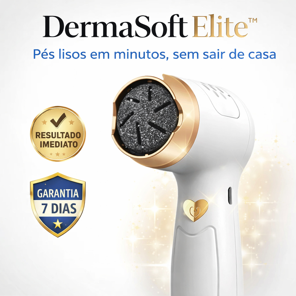 Esfoliador Profissional DermaSoft Elite™ | Removedor de Calos Elétrico Portátil Recarregável