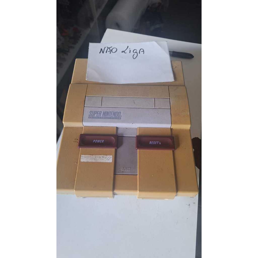 Consoles Antigos Snes Com Defeitos Variados- Para Peça de Reposição ou Restaurar