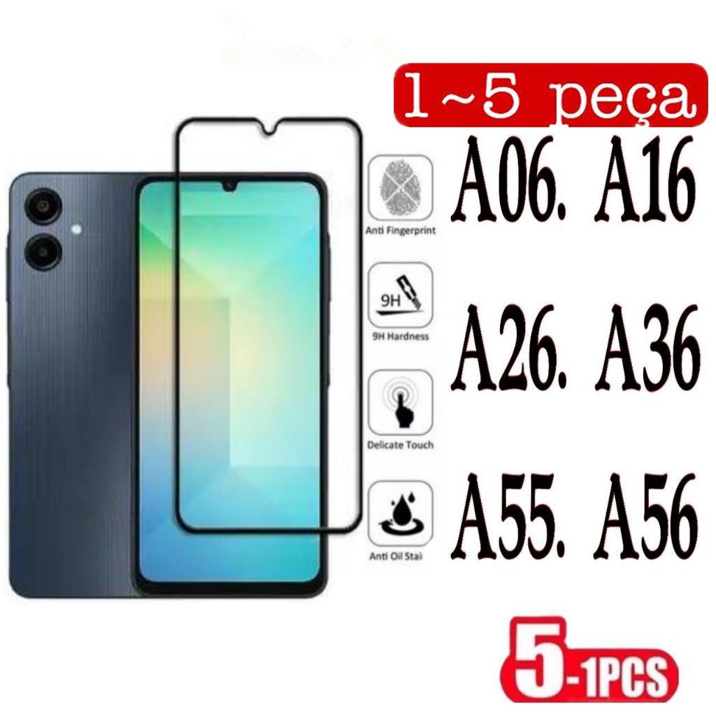 Película de Vidro 3D Samsung A06 A16 A26 A36 A55 A56