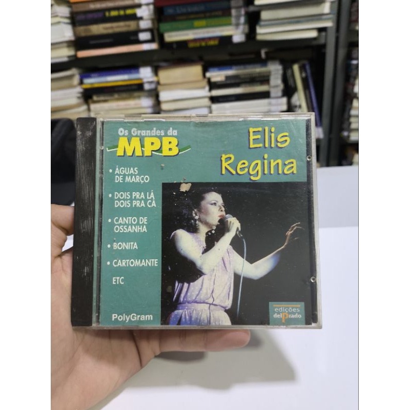 CD ELIS REGINA - OS GRANDES DA BPM - ÁGUAS DE MARÇO - DOIS PRA LA DOIS PRA CA - CD Usado conservado - REF:CD 641