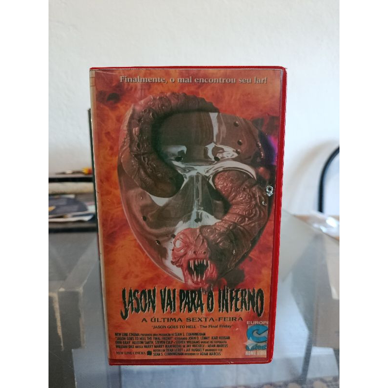 Fita VHS Sexta Feira 13 Jason vai para o Inferno Dub/Leg