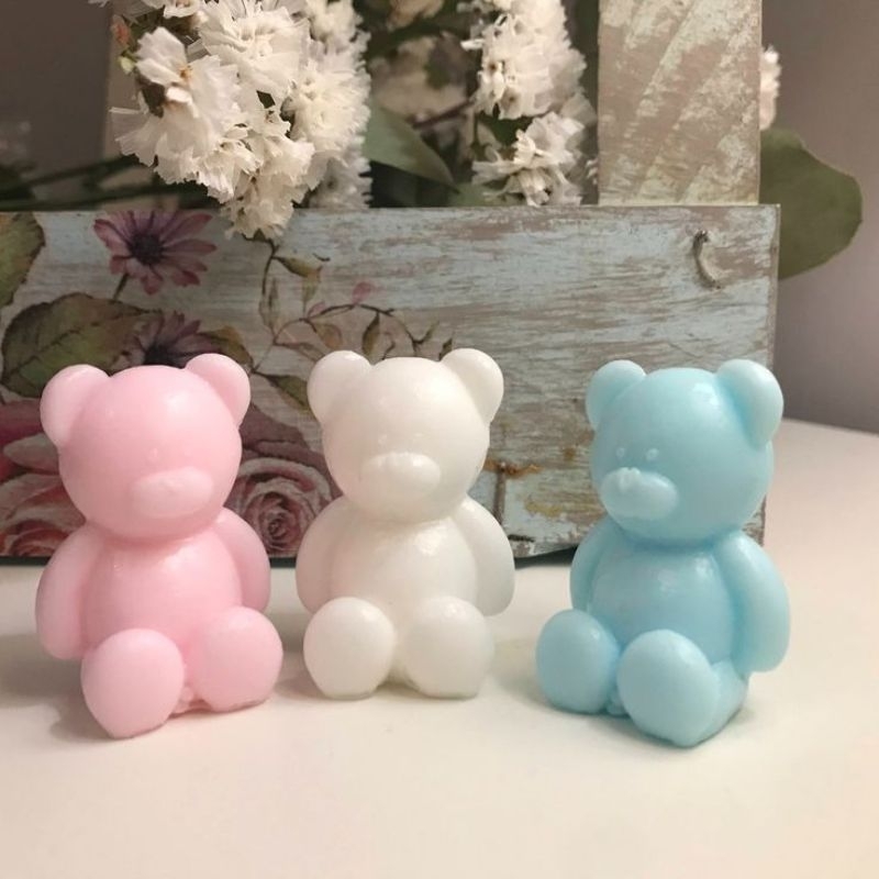 velas personalizadas ursinhos, lembrancinhas de chá de bebês, chá revelação, aniversários, infantil.