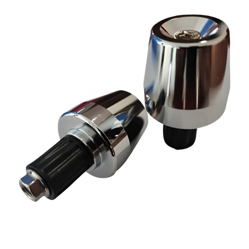 Par Peso Pesinho Pcx 150 Para Guidao Oco Cromado Com Bucha