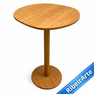 Mesa Monopé Orgânica De Madeira Canto Cama Alt. 65cm - Mel em Oferta na Shopee