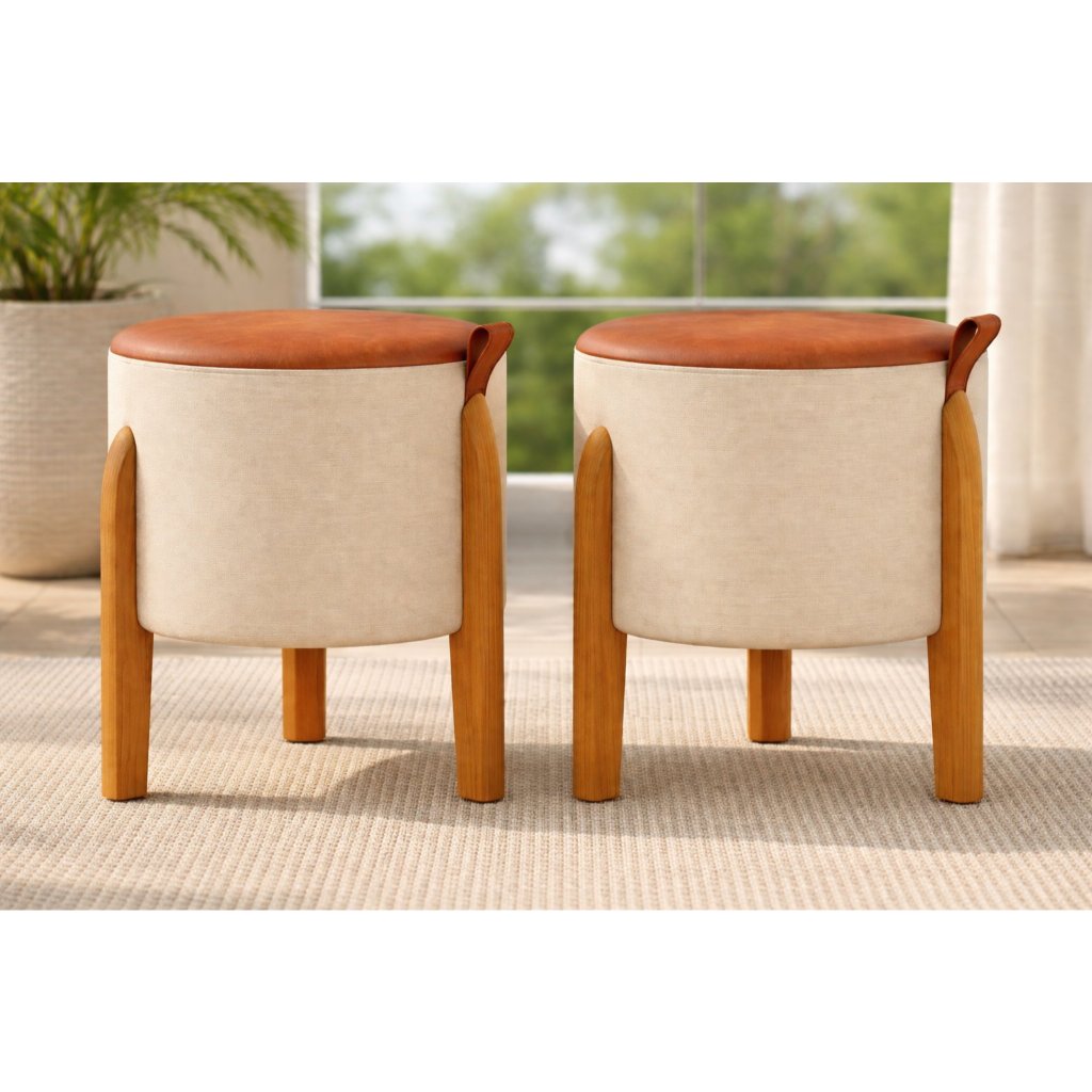 1 Kit Puff Luma Moderno Decorativo