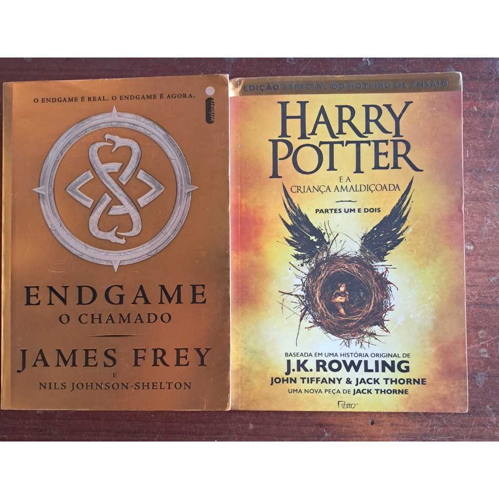 KIT 02 LIVROS USADOS J. K. Rowling Harry Potter e a Criança Amaldiçoada - Partes Um e Dois // Endgame #1) - O Chamado