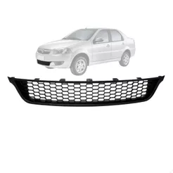 GRADE DIANTEIRA PARACHOQUE FIAT SIENA EL 2013 A 2016 PRETA (CENTRAL)