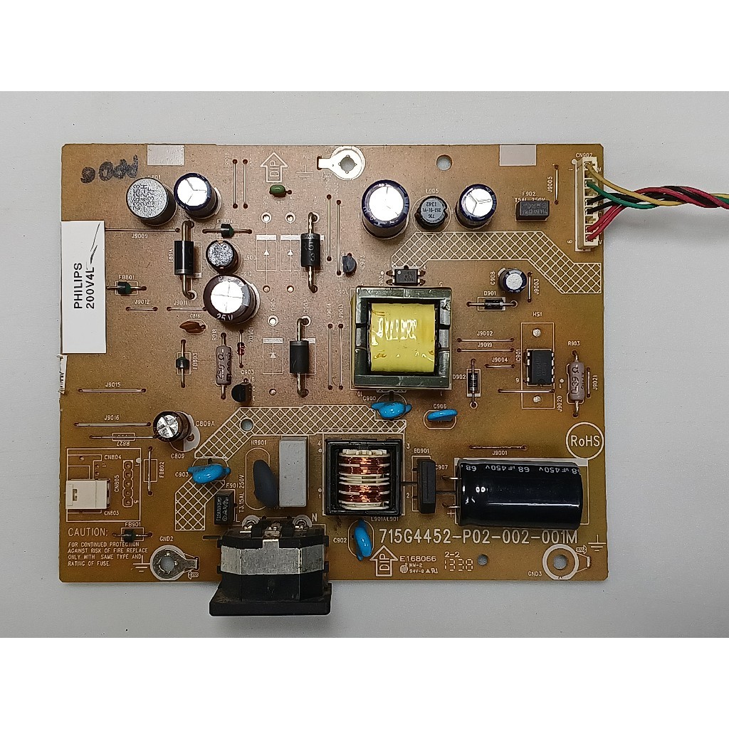 Placa da Fonte Monitor Philips 200V4L / 715g4452 p01 003 001m