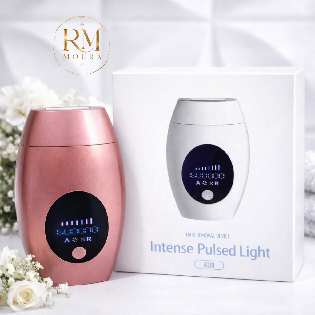 Depilador Laser Luz Pulsada (IPL) Remover de Pelos Indolor Bivolt - (Cores Sortidas)