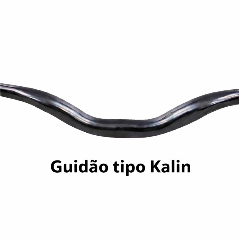 GUIDÃO VOADOR - Aço Preto 680mm x 31.8mm – MTB / Grau / Freestyle / Downhill kAlim
