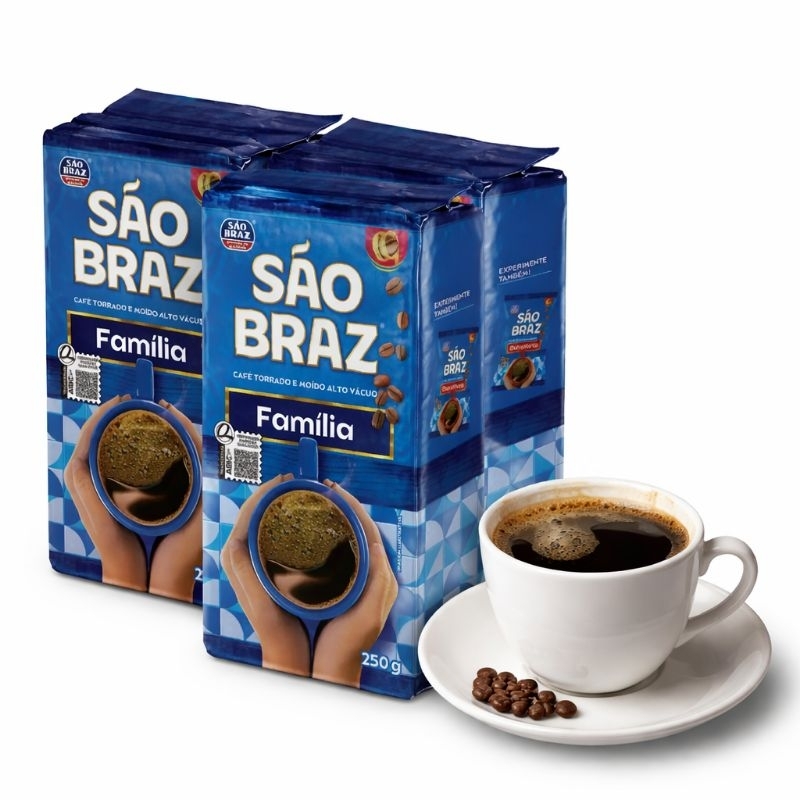 3 CAFÉ SÃO BRAZ FAMÍLIA. Envio Imediato em menos de 24h