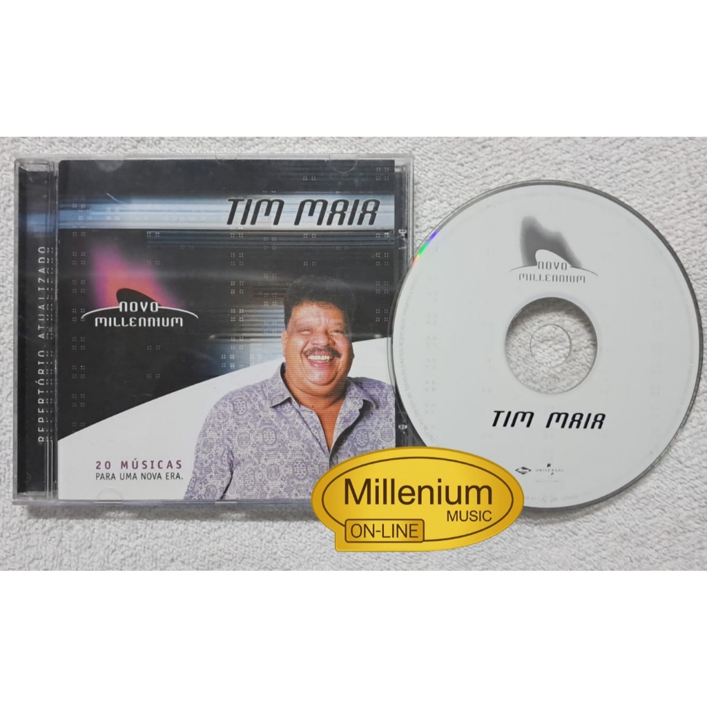 CD Tim Maia Novo Millenium 2o Músicas Pra Uma Nova Era 2005 Original Gravadora Colecionador Ótimo Estado