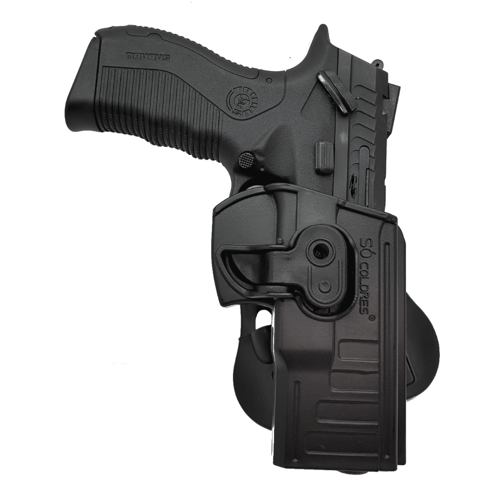 Coldre Polímero Externo Ostensivo Taurus PT 838 TH380 PT 840 TH40 PT 809 TH9 PT 845 TH10