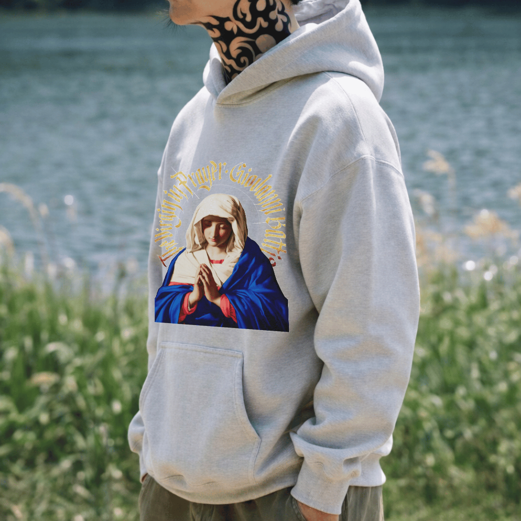 Moletom Estampado Stretwear Canguru Inverno Unisex Algodão Estilosa e Confortavel Premium Variadas Lançamento Religioso