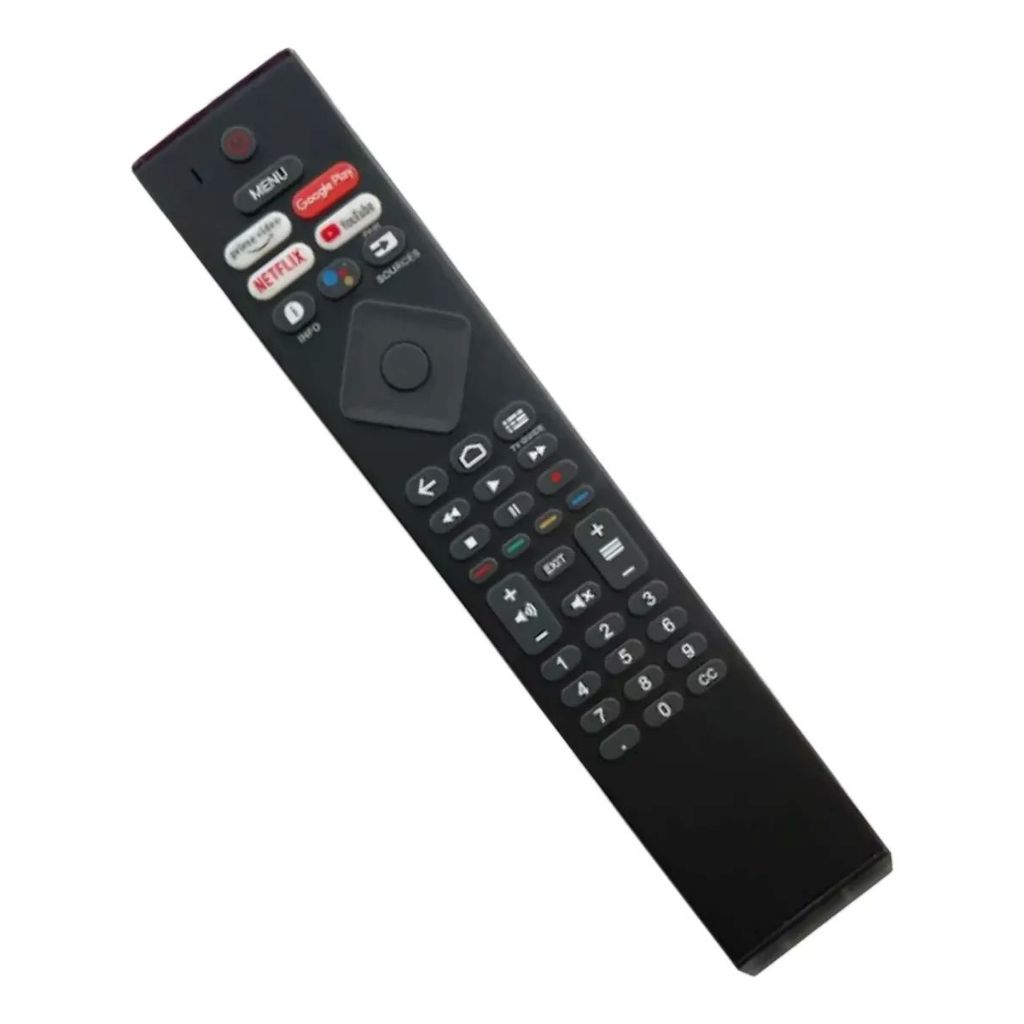 Controle Remoto Compatível Com Philips Smart TV 4K Ambilight + Pilhas Inclusas