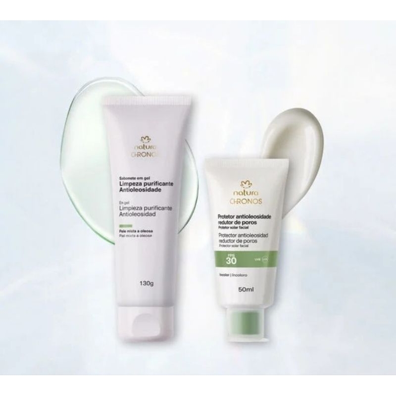 Kit Rotina Antioleosidade Chronos Derma (2 produtos) Natura