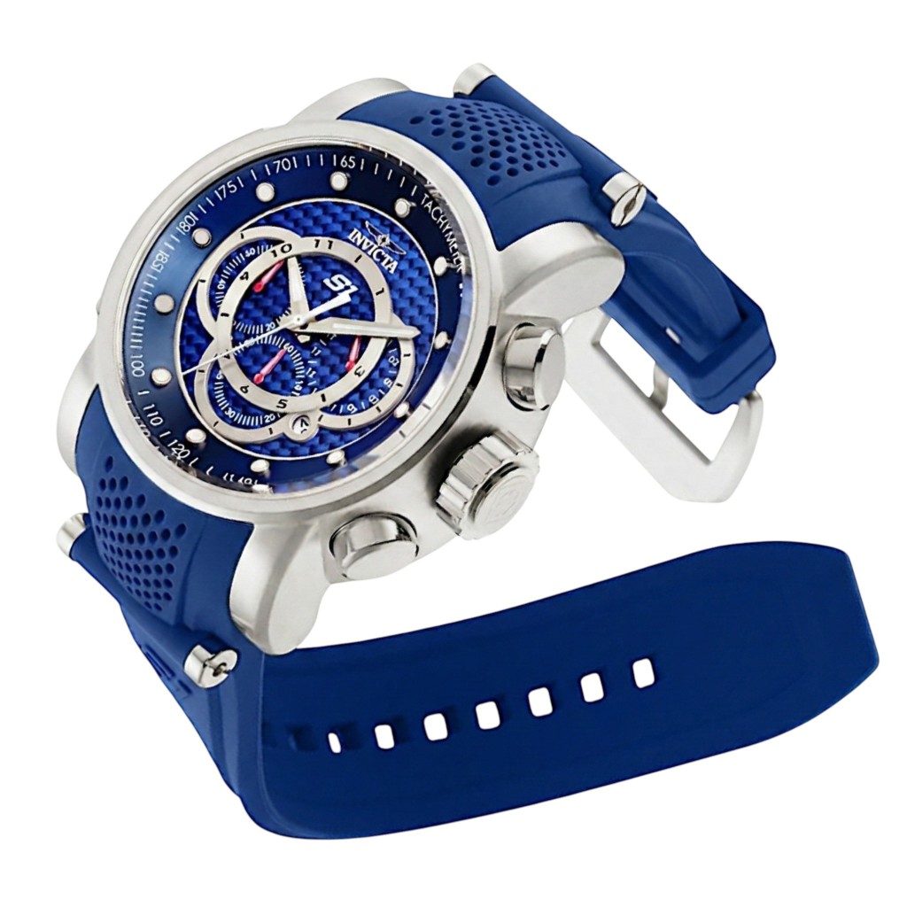 Relógio Masculino Invicta S1 Rally Dourado Pulseira Preta a Prova D'água  100% Original