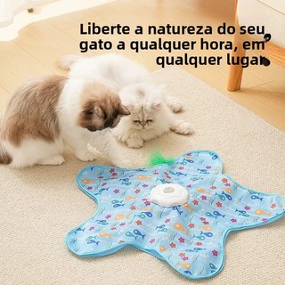 Capa de Caça Elétrica para Gatos | Brinquedo de Esconde-Esconde Automático Recarregável