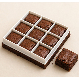 Cortador mini brownie 3x3 9 Cortes cm Quadrado Confeitaria Massas Docinhos