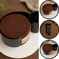 Cinta Para Bolo Preta 15 Cm X 2 Metros P975 Porto (CHOCO)