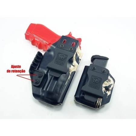 Suporte Velado Imbel MD2 MD5 MD7 IWB com Porta Carregador – Polímero Resistente com Fixação Reforçada e Estampas