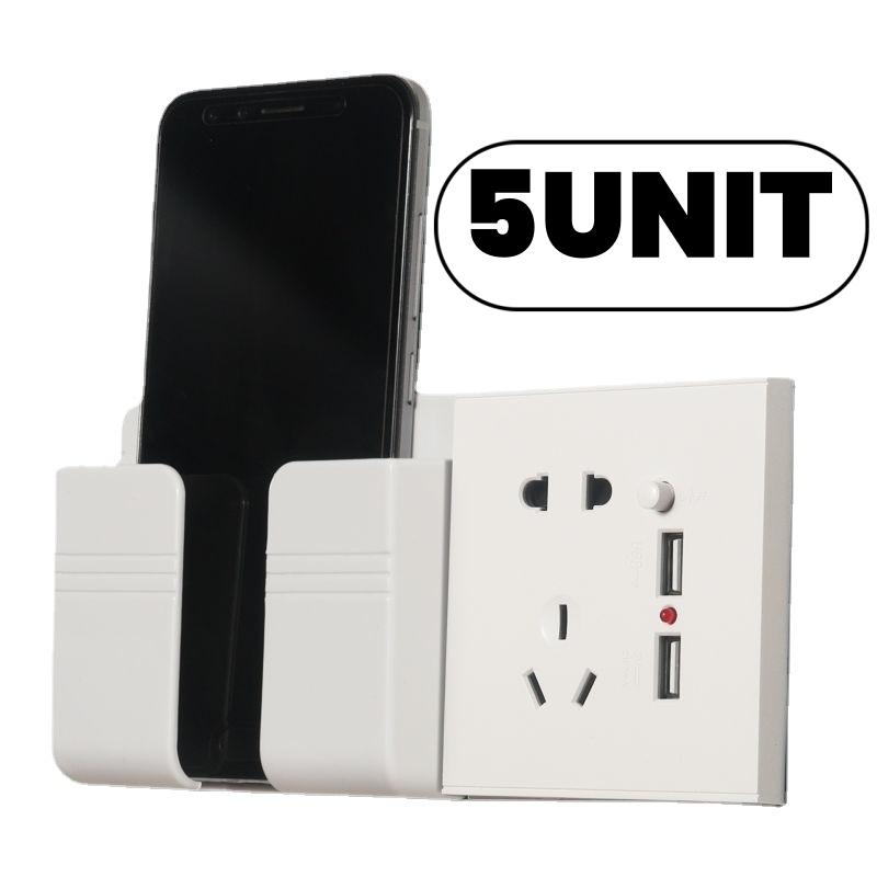 KIT 1/2/5 Suporte De Parede Multifuncional Caixa De Armazenamento Casa Para Carregar Remoto Um Slot Promoção