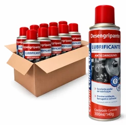 Kit Desengripante Spray Óleo Antiferrugem Anticorrosivo 300ML ATÉ 12 Unidades Chemicolor