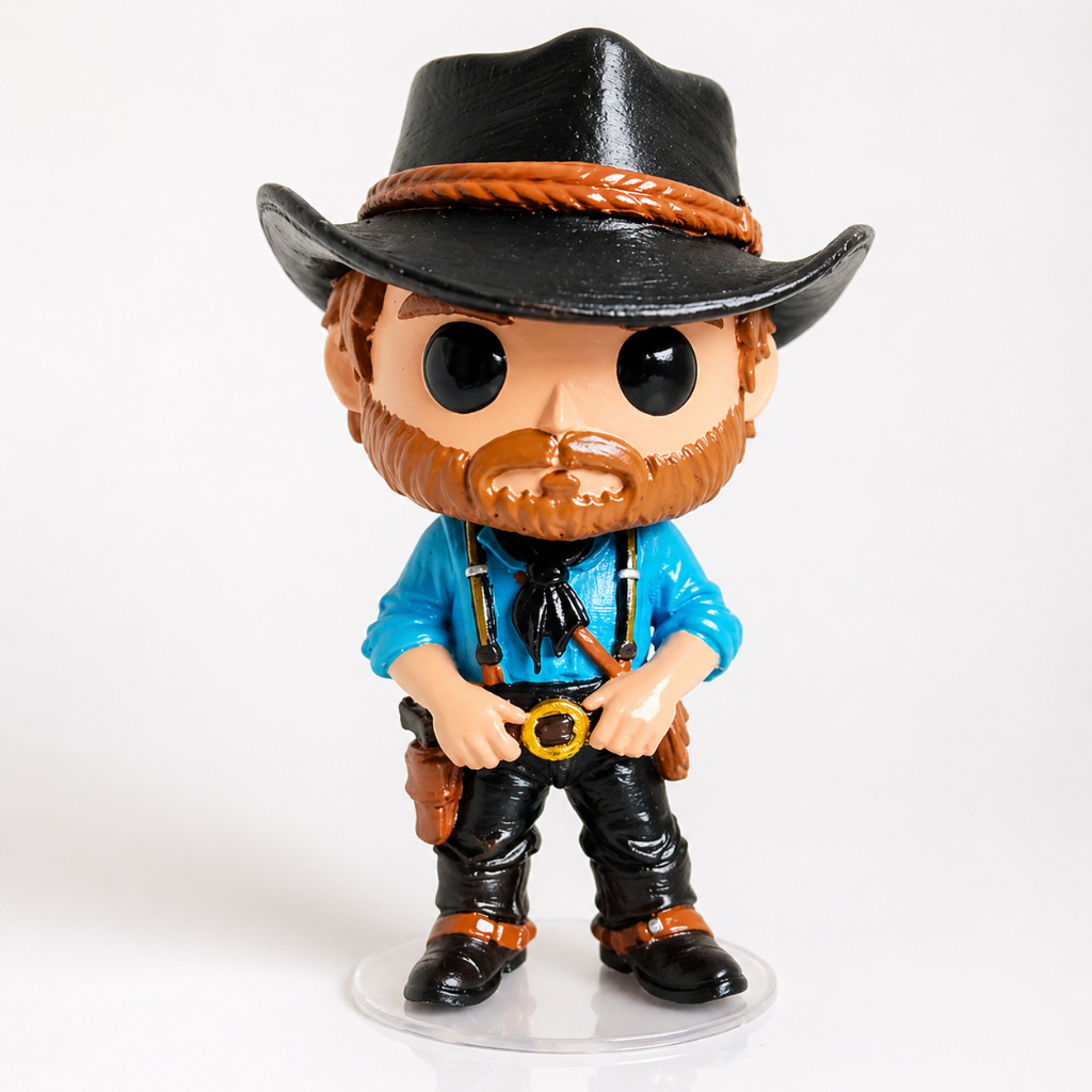Miniatura Colecionável Estilo Red Dead Redemption Gamer Arthur Dutch John